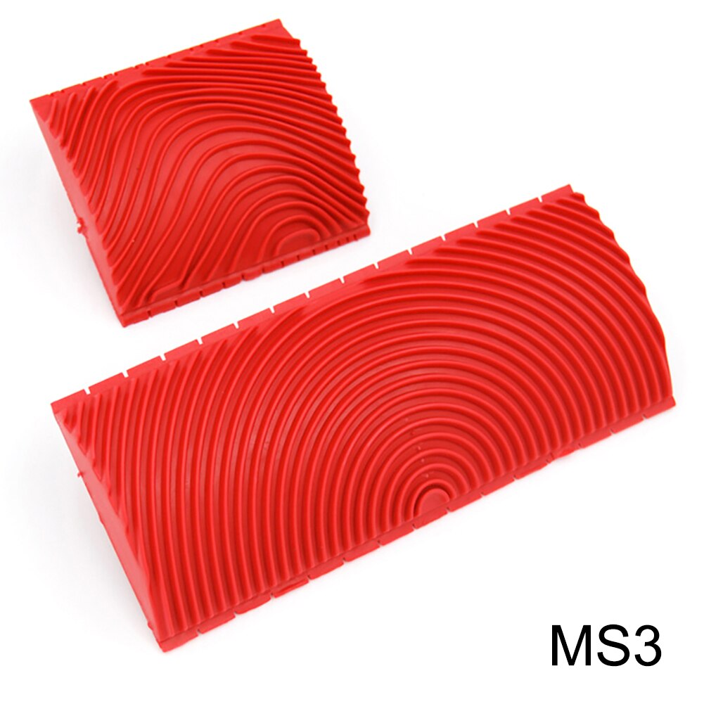 Wood Graining Tools DIY Red Accessories Supplies Wall Texture Art Woodworking Tools Roller Brush: A1