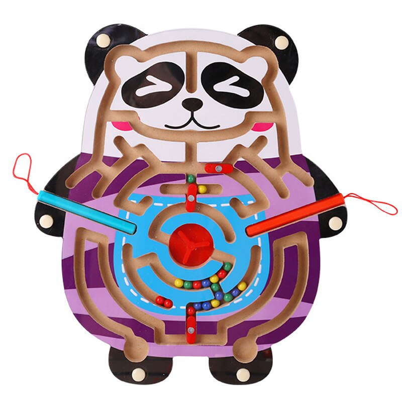 Große Größe Ebene Würfel Puzzle Labyrinth Spielzeug Spiel Holz Magie Spiele Magnet Für freundlicher Erwachsene Würfel Puzzle Bildung Gleichgewicht Magnetische Labyrinth