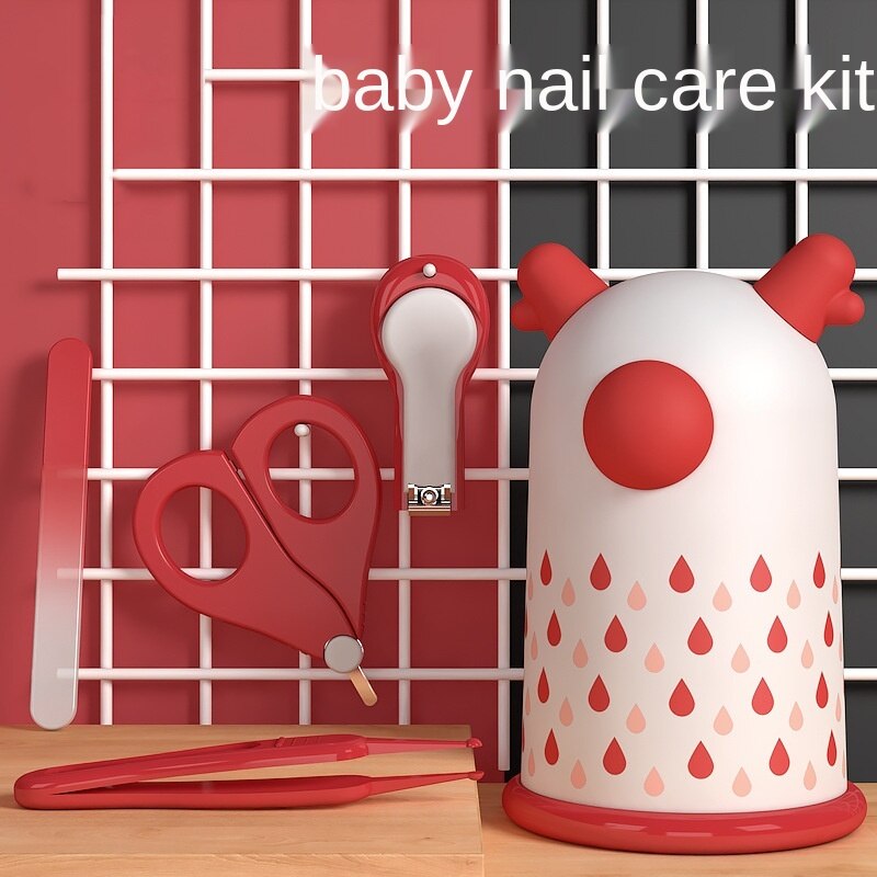 Baby Nagelknipper 4 Delige Set Leuke Cartoon Dier Baby Nagelknipper Kind Veiligheid Nagelknipper Babyverzorging SetLB416