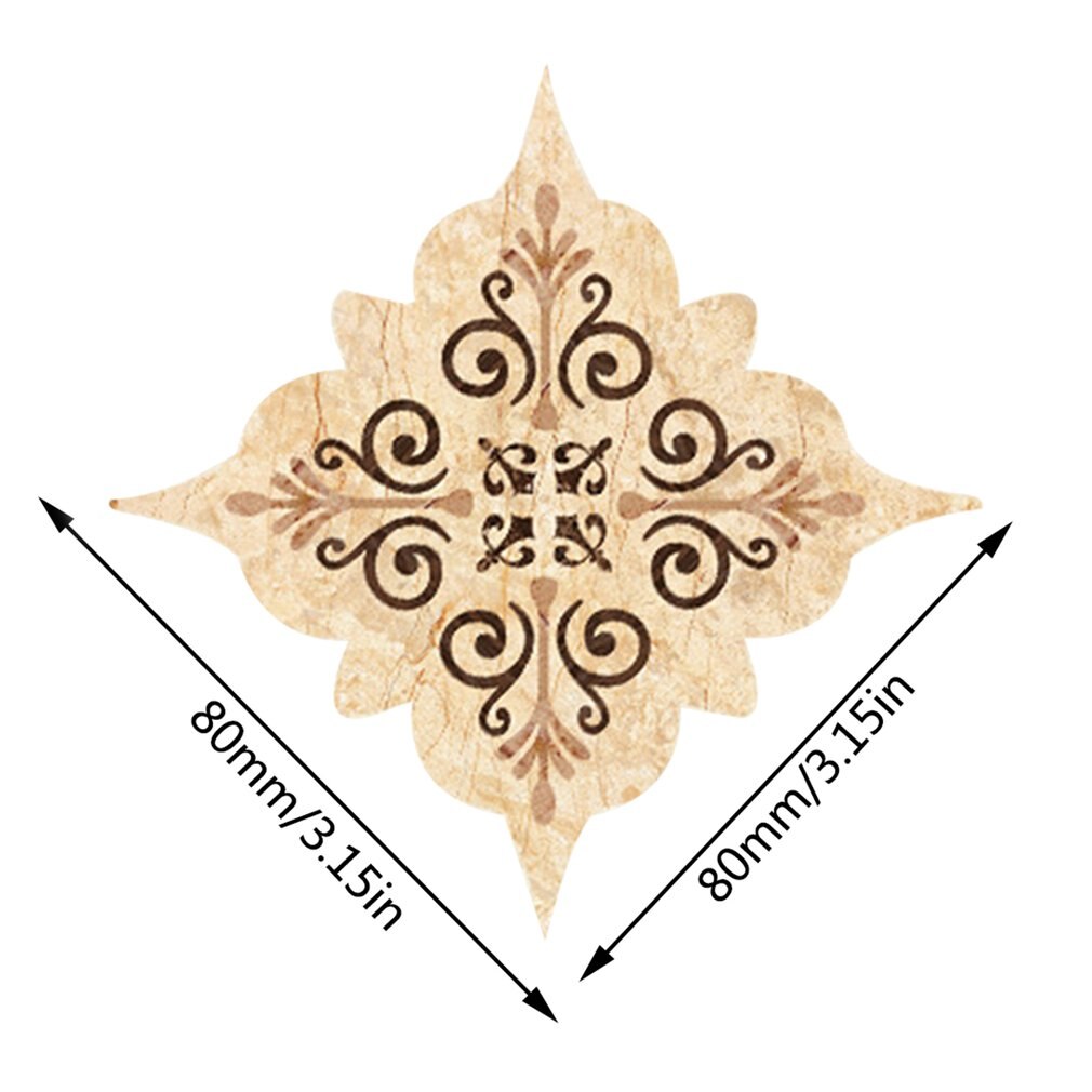 Tile Stickers Self Adhesive Diagonal Sticker Tile Floor Wall Stickers Tile Sticker Bathroom Tiles 3D Decals Home Decor: 2