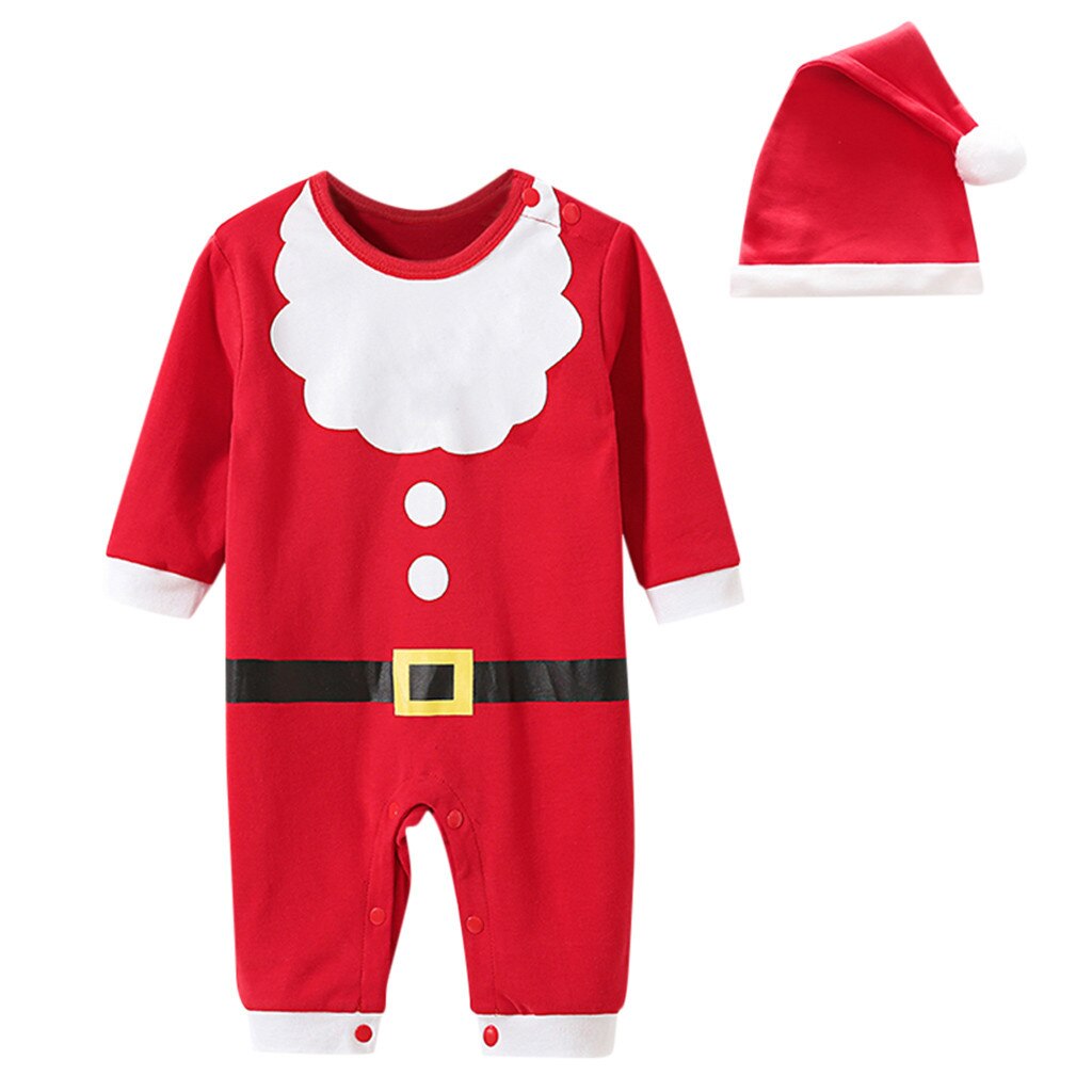 Meine Erste Weihnachten Neugeborenen Baby Jungen Mädchen Weihnachten Nette Punkt Langarm Cosplay Gesamt 0-24m Baby Strampler herbst Outfits: 12m