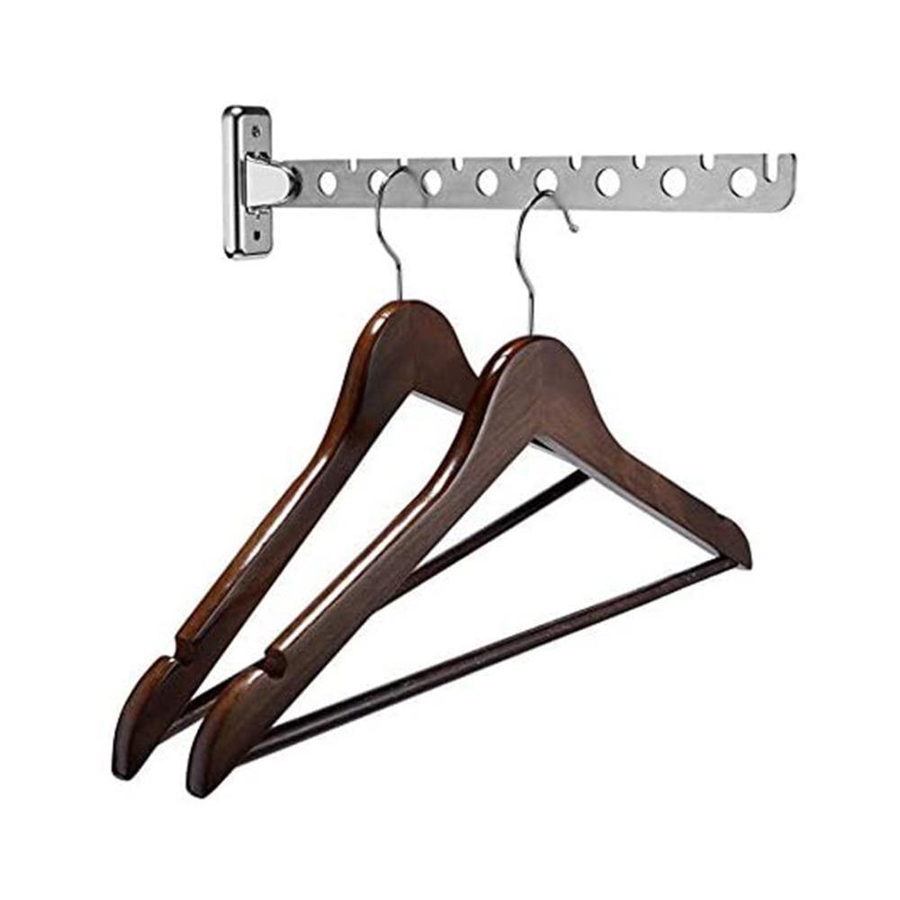 Swing Kapstok Kleerhangers Wall Mounted Hanger Rvs Indoor Ruimtebesparend Kleding Hangers Voor Kleding