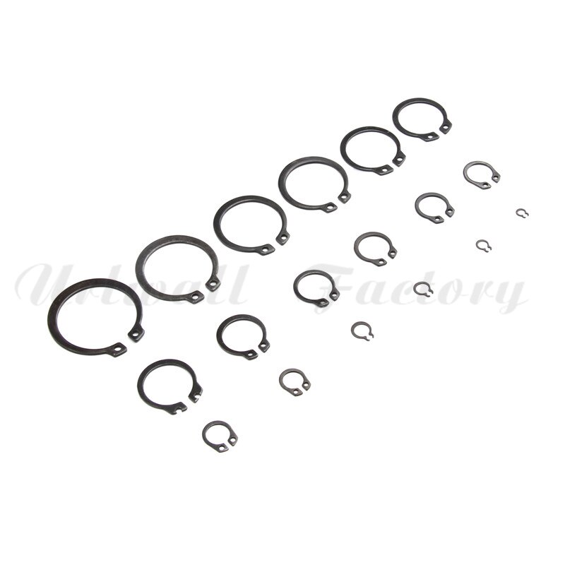 18 Sizes Metal Circlip 300Pcs/Set O-Ring Washer Seals Internal &amp; External Snap Retaining Ring Circlip M3-M32 Assortment Kit