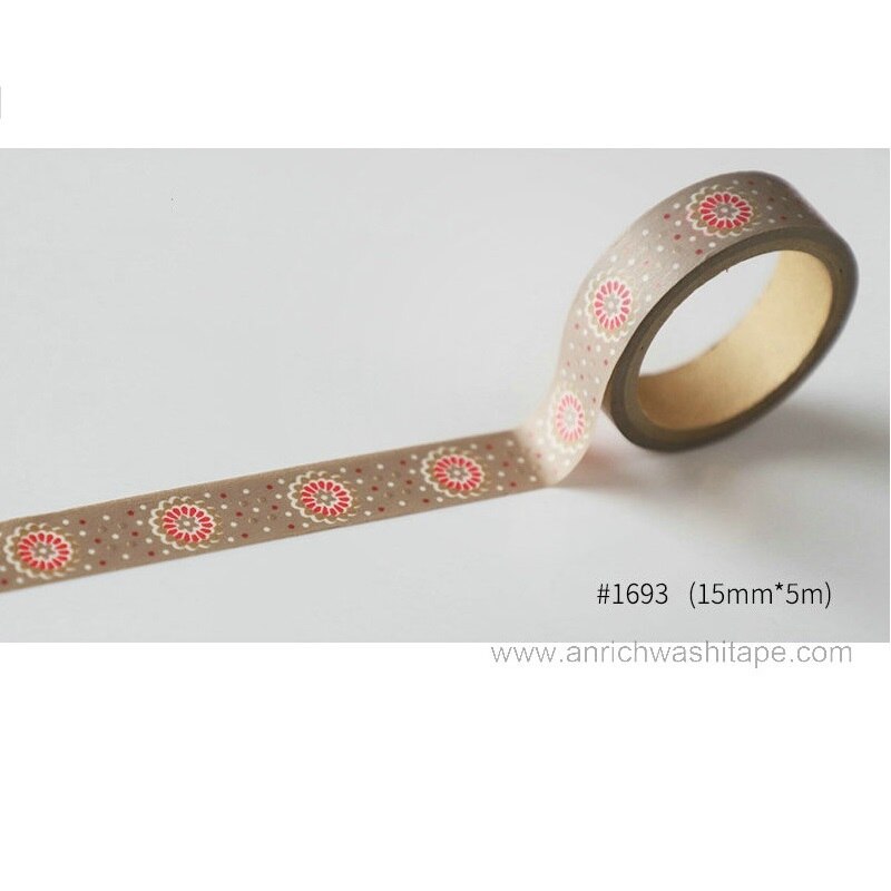 Basic Washi Tape Decorative Paper Tape Japanese Masking Tape Wrapping Tape: 1693