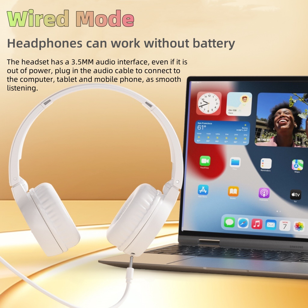 C201PRO Radio FM portátil de 3,5 mm con conector de audio para auriculares con batería AAA