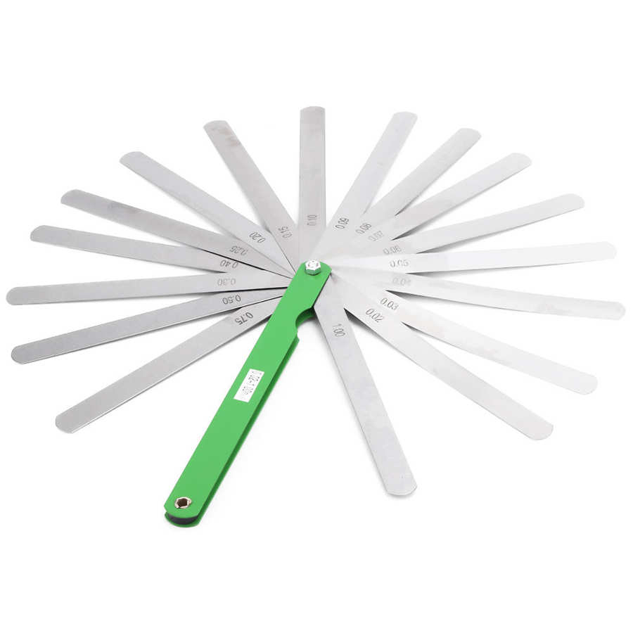 Thickness measuring tool 10 feeler gauge feeler measurement of the diameter to measure the size engineers designers