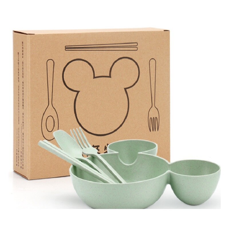1 set forma encantadora de paja de trigo de condimento de vinagre de soja salsa vegetal sal aperitivo plato pequeño suministros de cocina: green