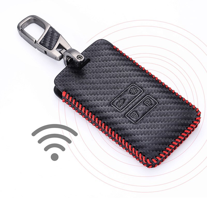 Étui en cuir pour clés de voiture, housse de protection pour Renault Koleos, Kadjar, Scenic, Megane, Sandero, télécommande, sans clé