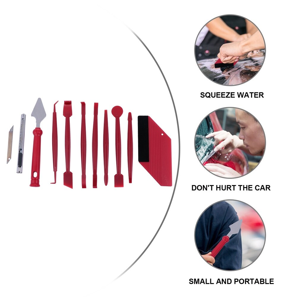 1 set of Car Tint Tools Kit Protective Film Installing Tool Window Film Squeegee