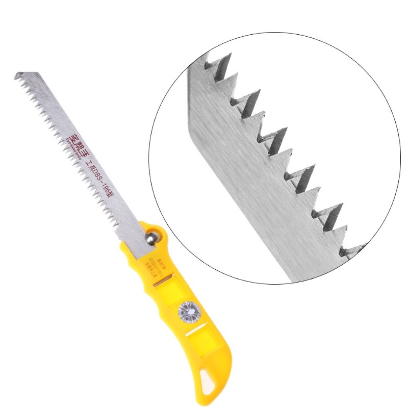 10" 3 In 1 Mini Saw Easy Release Aluminum Saw Hacksaw with Rubber Handle
