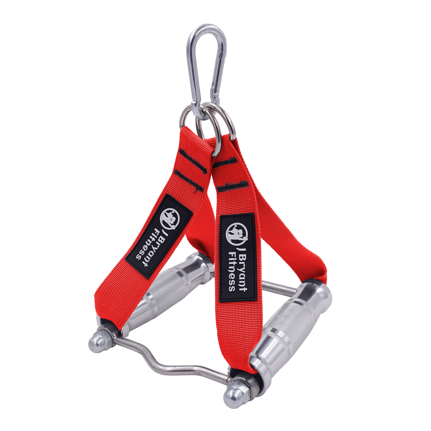 Multifunction Double D Handles Pull Down V Bar Cable Attachment for Seated Rowing T-Bar Landmines Handle Training Accessories: Type A  red