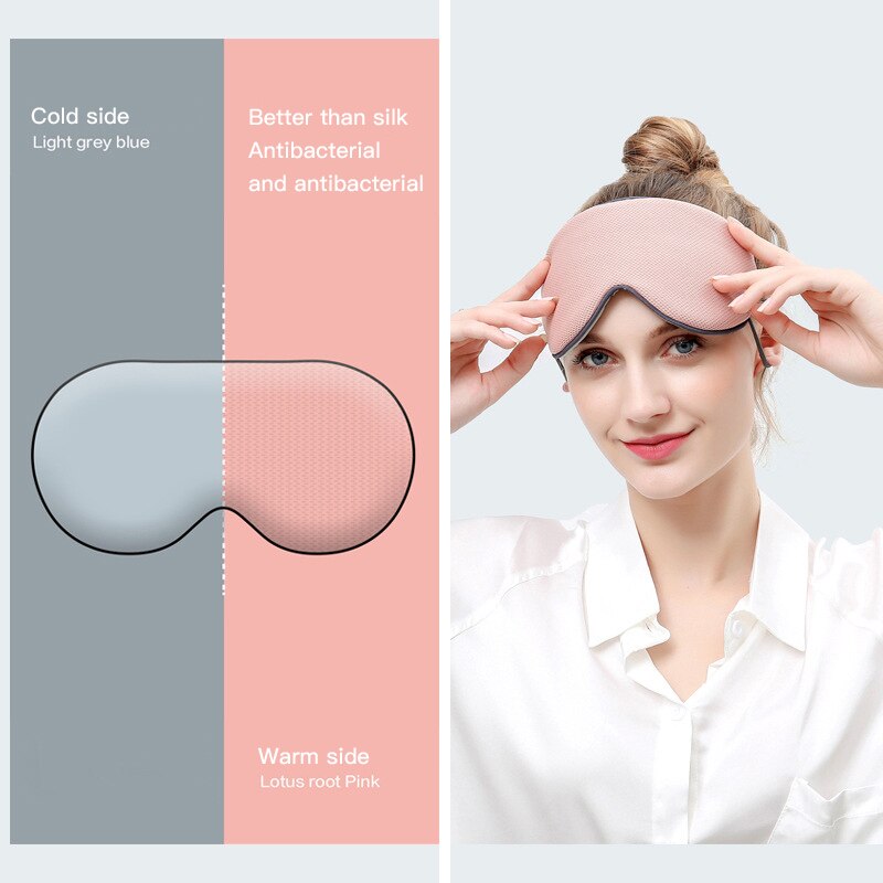 Imitated Silk Sleep Eye Mask Portable Travel Eyepatch Nap Eye Patch Rest Blindfold Eye Cover Sleeping Mask Night Eyeshade