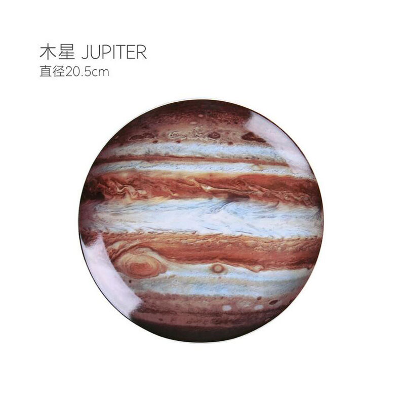 6/7/8 Inch Planetaire PlateDish Space Universe Serie Planeet Decoratieve Opknoping Plaat Creatieve Huis Muur Decor Items: 2