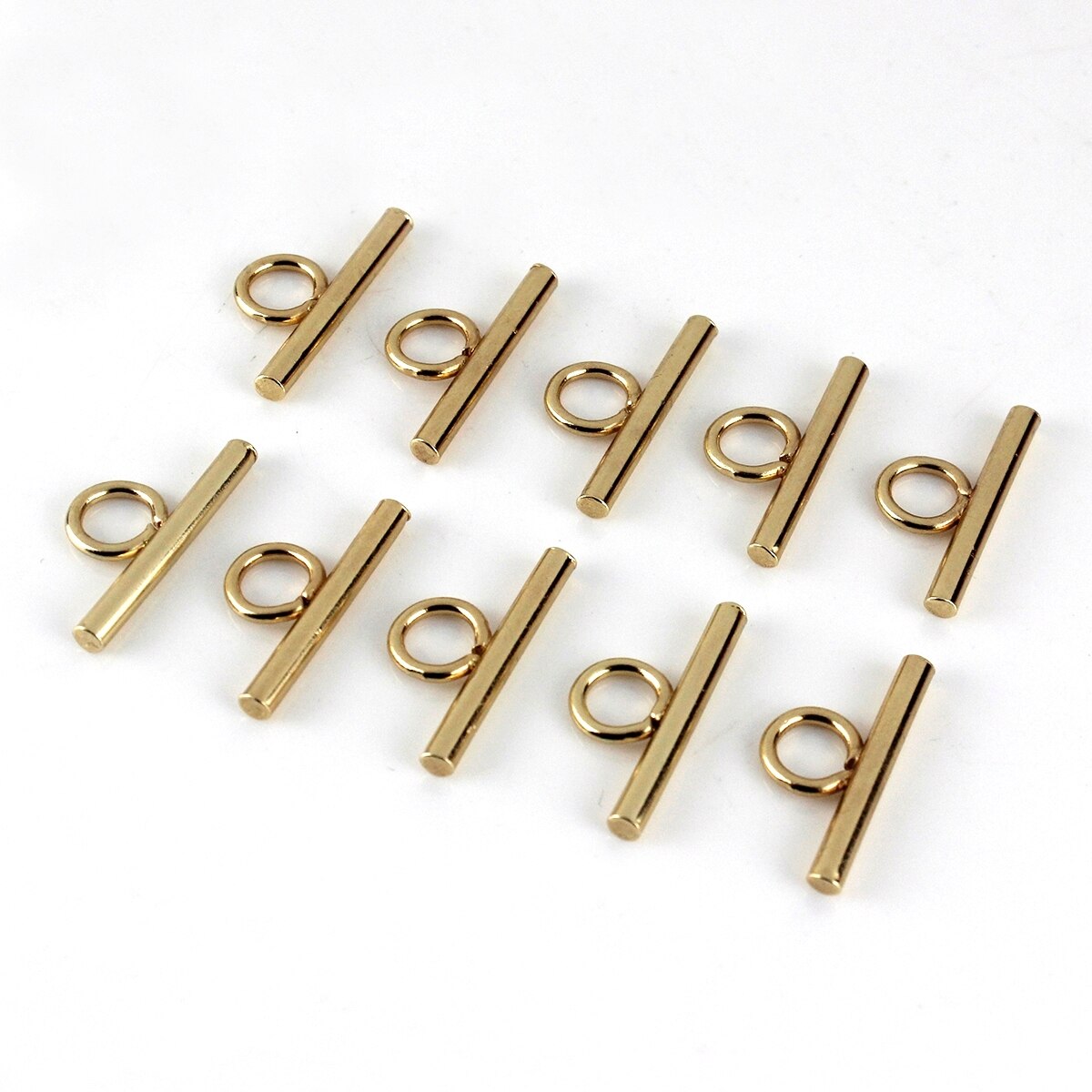 10 st metallremsa påse kedja/ sidokant ankare kopplingslänk hårdvara liten väska handväska kedja ansluta tillbehör: Ljusguld