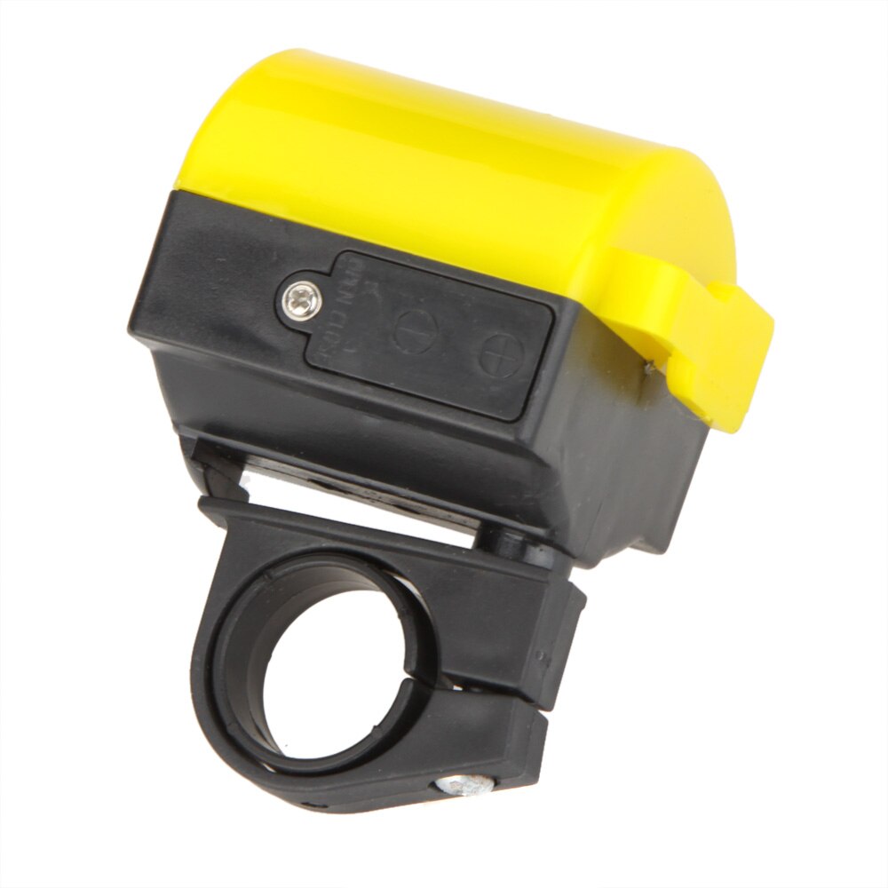 Cyrusher Bicycle Riding Electronic Bell Road Bike Color Electric Horn Electric Bell Safety Riding Alarm Rainproof: 014040-Yellow