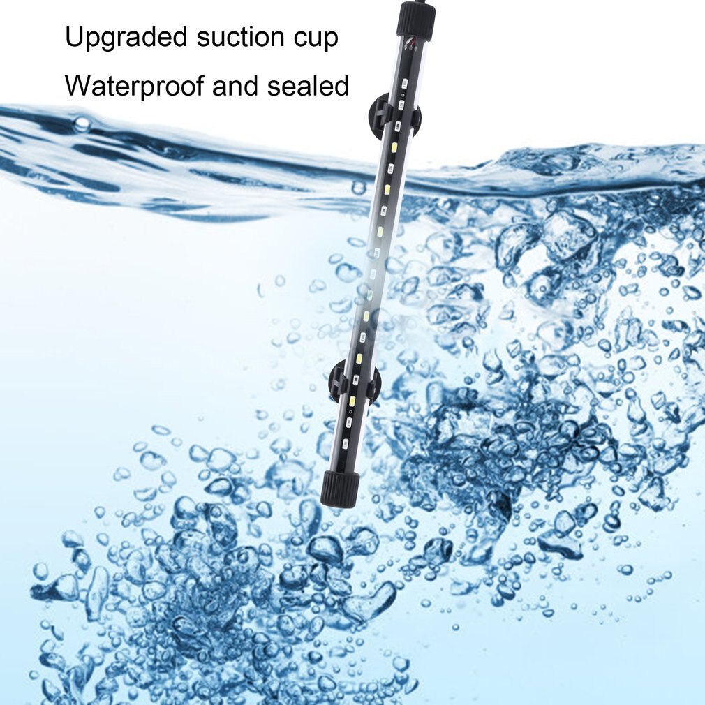 LED Aquarium Lights Waterproof Fish Tank Light for plants Amphibious use Submersible Underwater Clip Lamp Aquatic Decor lamp