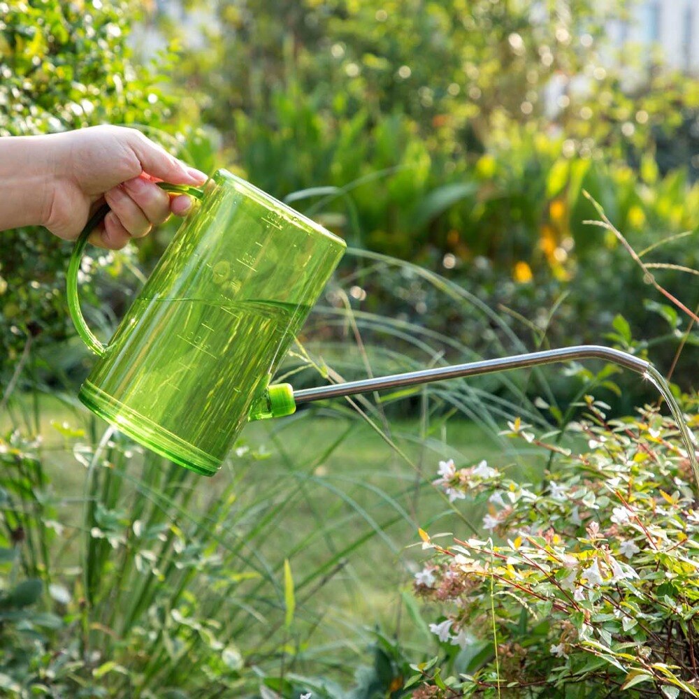 Regadera de boca larga para jardín, herramienta de riego de plantas y flores, maceta para jardinería, botella de agua, Regadera