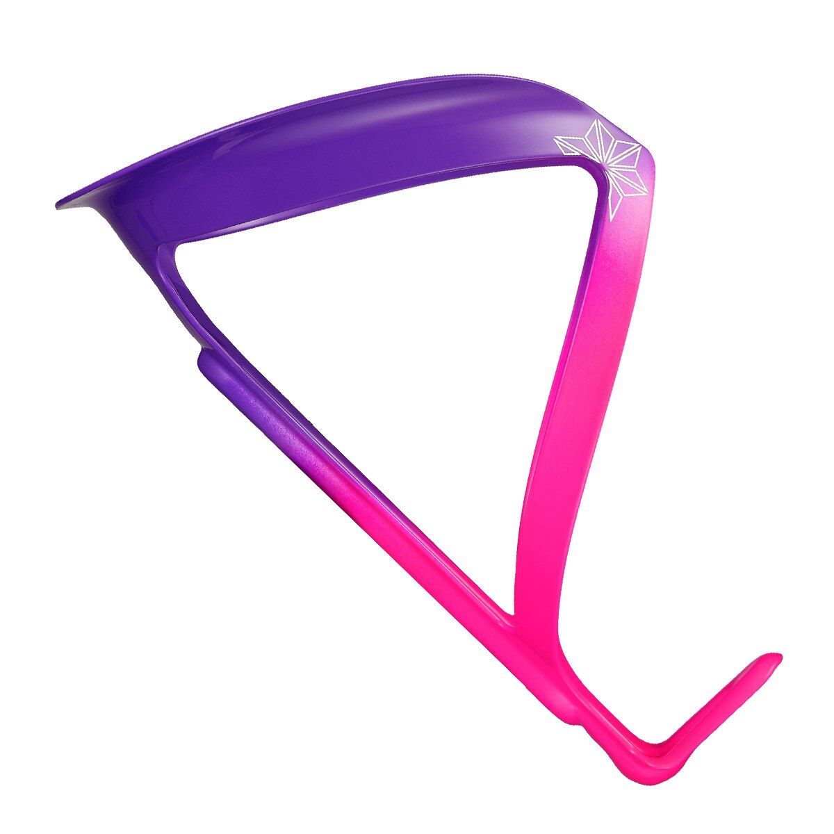 Supacaz oil slick vattenflaskhållare för mountainbike färgglada lutande vattenkokare ultralätta cykeltillbehör: Rosa lila