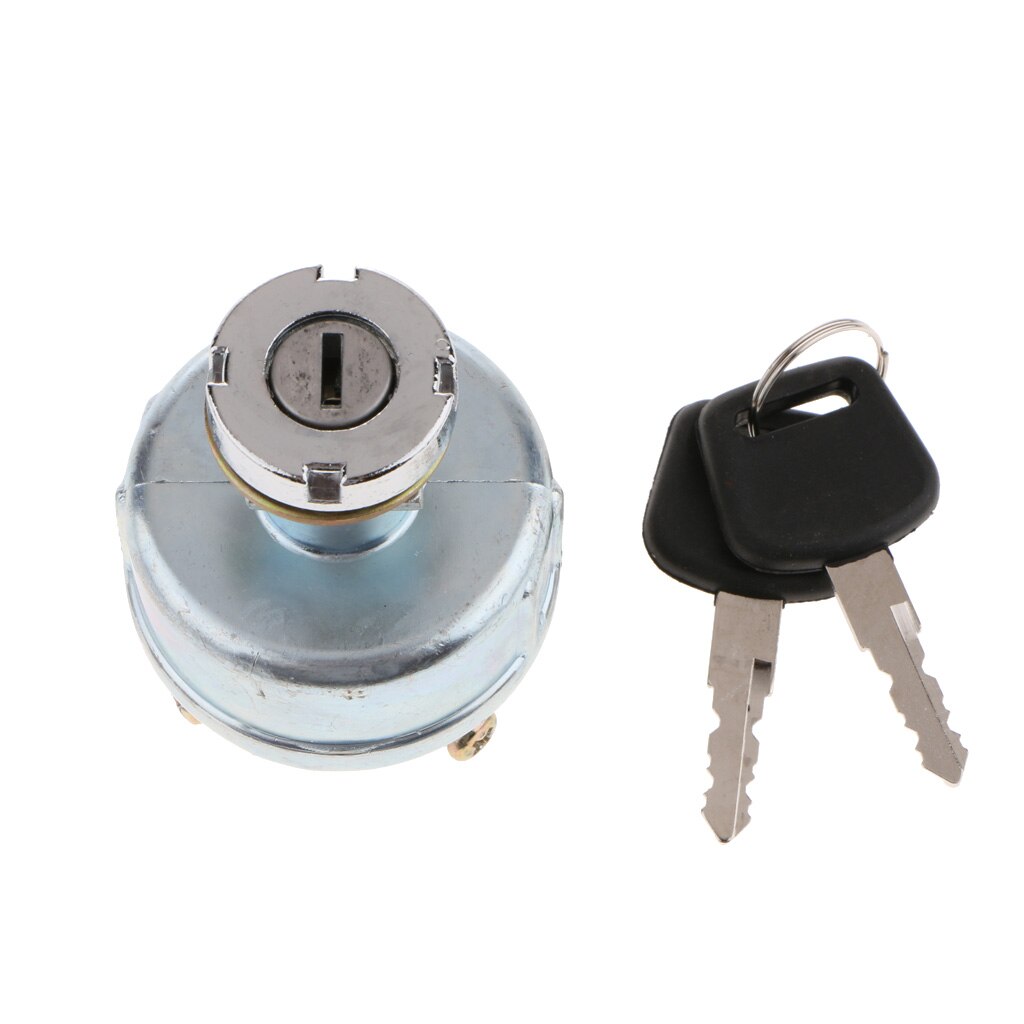 Forklift Agricultural Modified Car Starter Key Switch 2 Position with 2 Keys