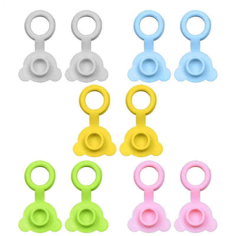 2 Stuks Siliconen Bad Stopper Lekvrije Afvoer Cover Gootsteen Haar Stopper Bad Platte Plug Stopper Bad Stopper voor Badkamer