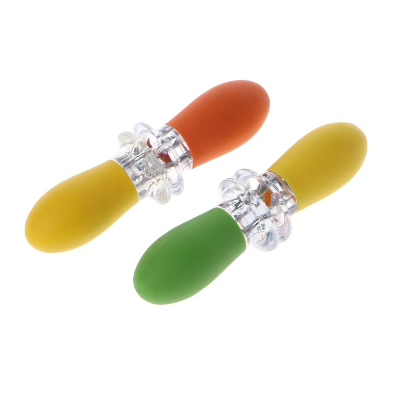 2 stk rustfrit stål majs på cob holder spyd bbq spidser blødt håndtag gaffel