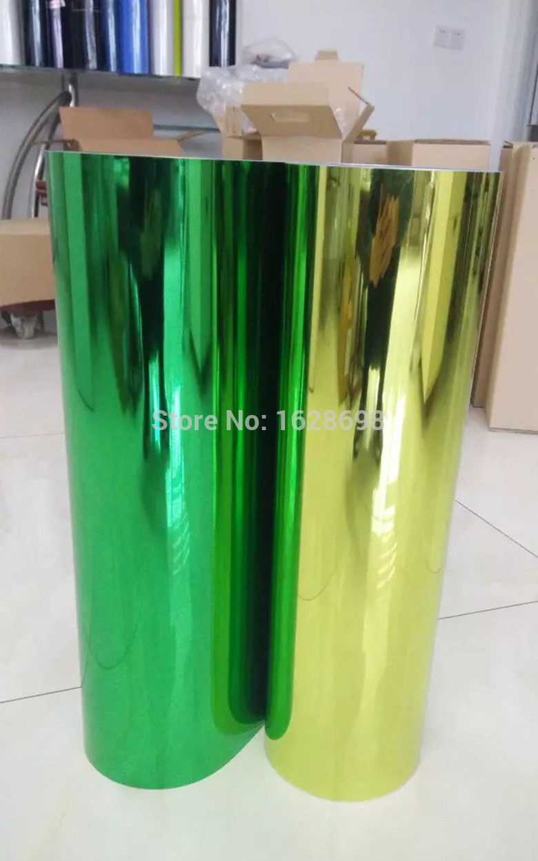 CDN-13 green color Metallic Transfer Films, Heat Transfer Metalized Film, Metalized Film Packaging