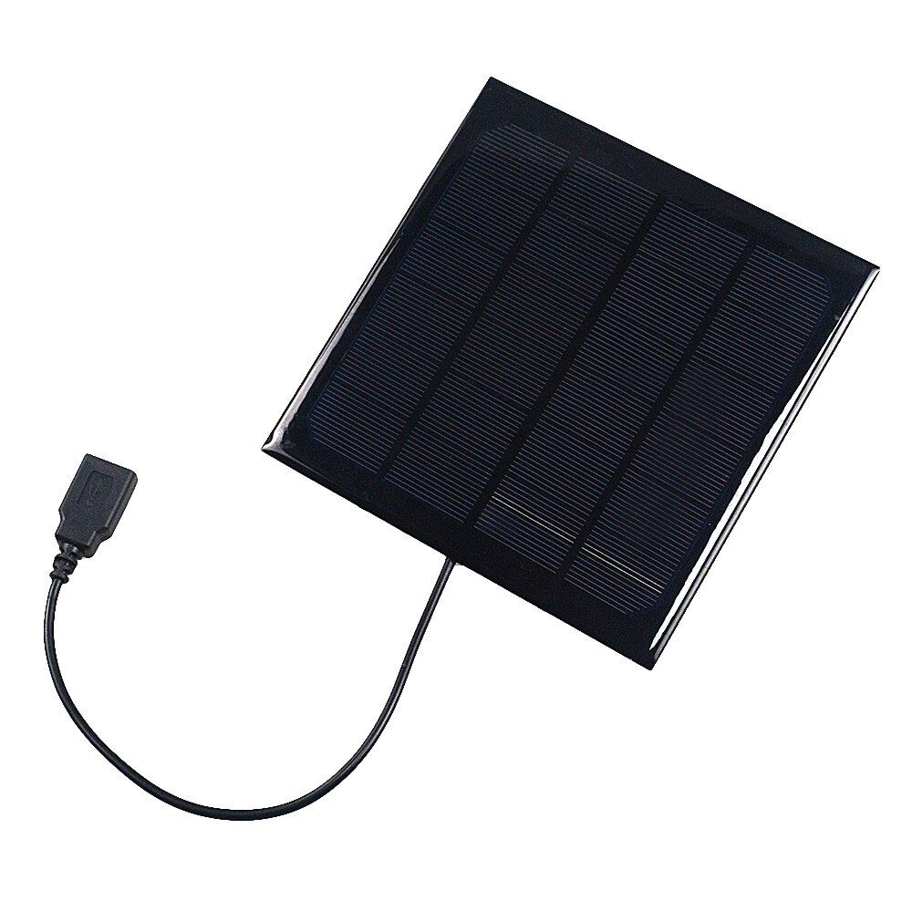 6V 3W 6W Output Usb Solar Battery Charger Usb Vrouwelijke Poort Laadregelaar Zonnepaneel Lijn Lengte 30Cm