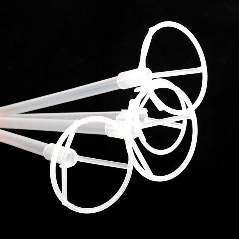 70cm de burbuja transparente varilla para Globo de PVC varillas de soporte de globos palos con fuentes del Partido de la taza accesorios de decoración para fiestas