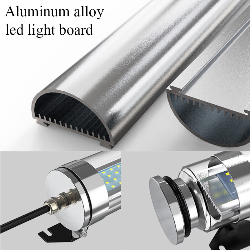 LED CNC Machine Tool Lights Adjustable 10-30W IP67 Waterproof Oil-proof Explosion-proof Lathes Milling Grinder Workshop Lamp