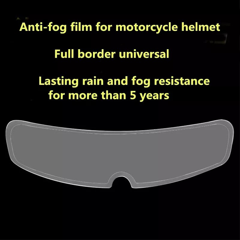 Hjelm klar pinlock anti-tåge patch film universal motorcykel hjelm linse tåge resistente film til  k3 k4 ax8 ls2 hjc mt hjelme