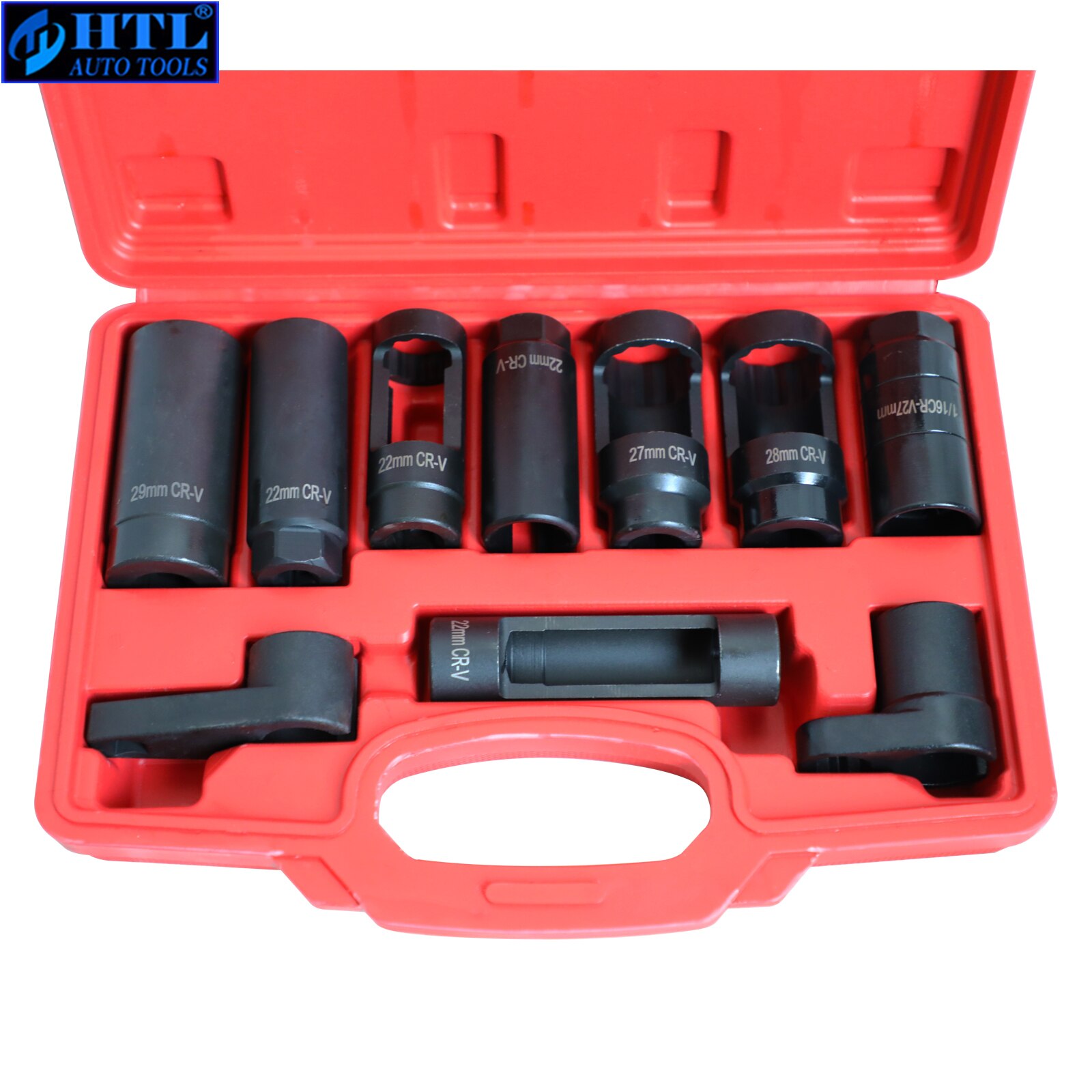 10 Stuks Sensor &amp; Verzenden Unit Socket Set Zuurstof Sensor Socket Hand Tool Set