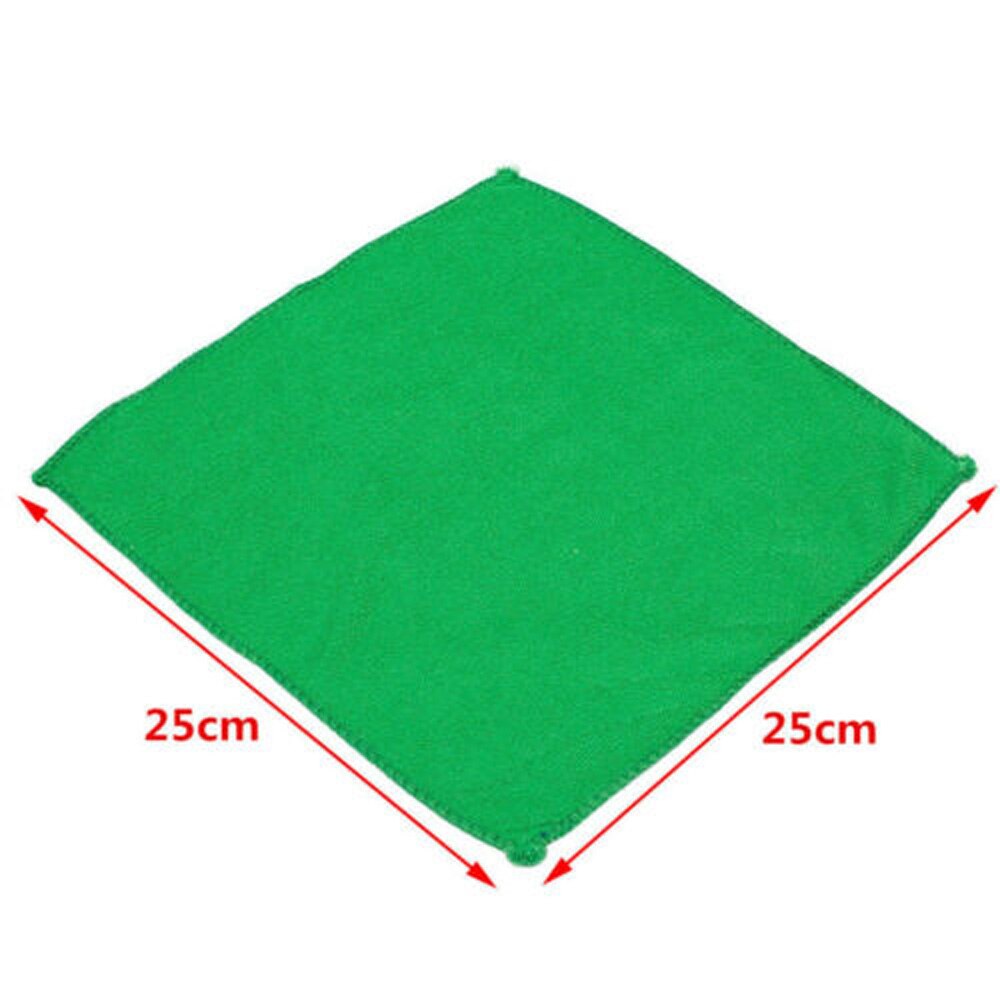 Polijsten Auto Reinigingsdoekjes Detaillering Drogen 10 Pcs Groene Microfiber Zachte