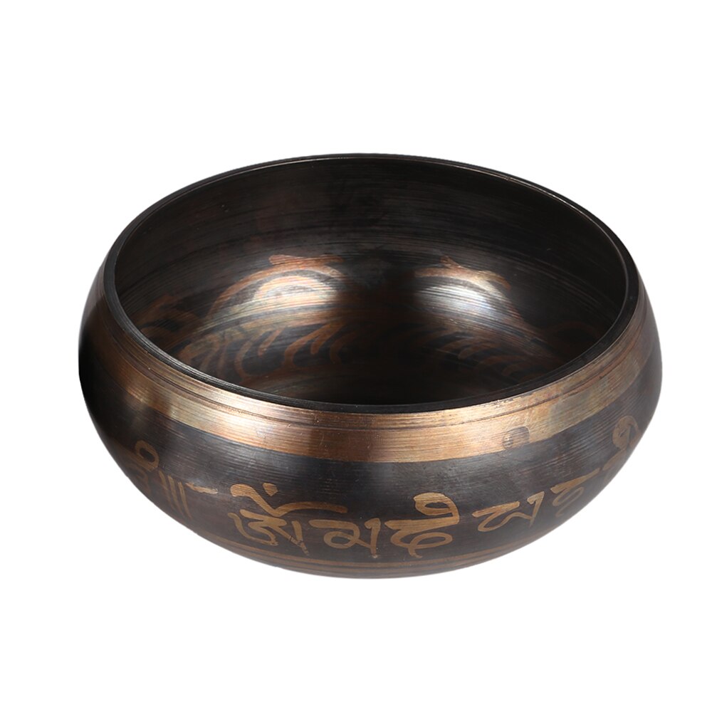 Cuenco de Canto de Metal de campana tibetana hecha a mano, exquisito cuenco de 2,8 pulgadas para meditación budista y sanación relajación, piezas de tambor