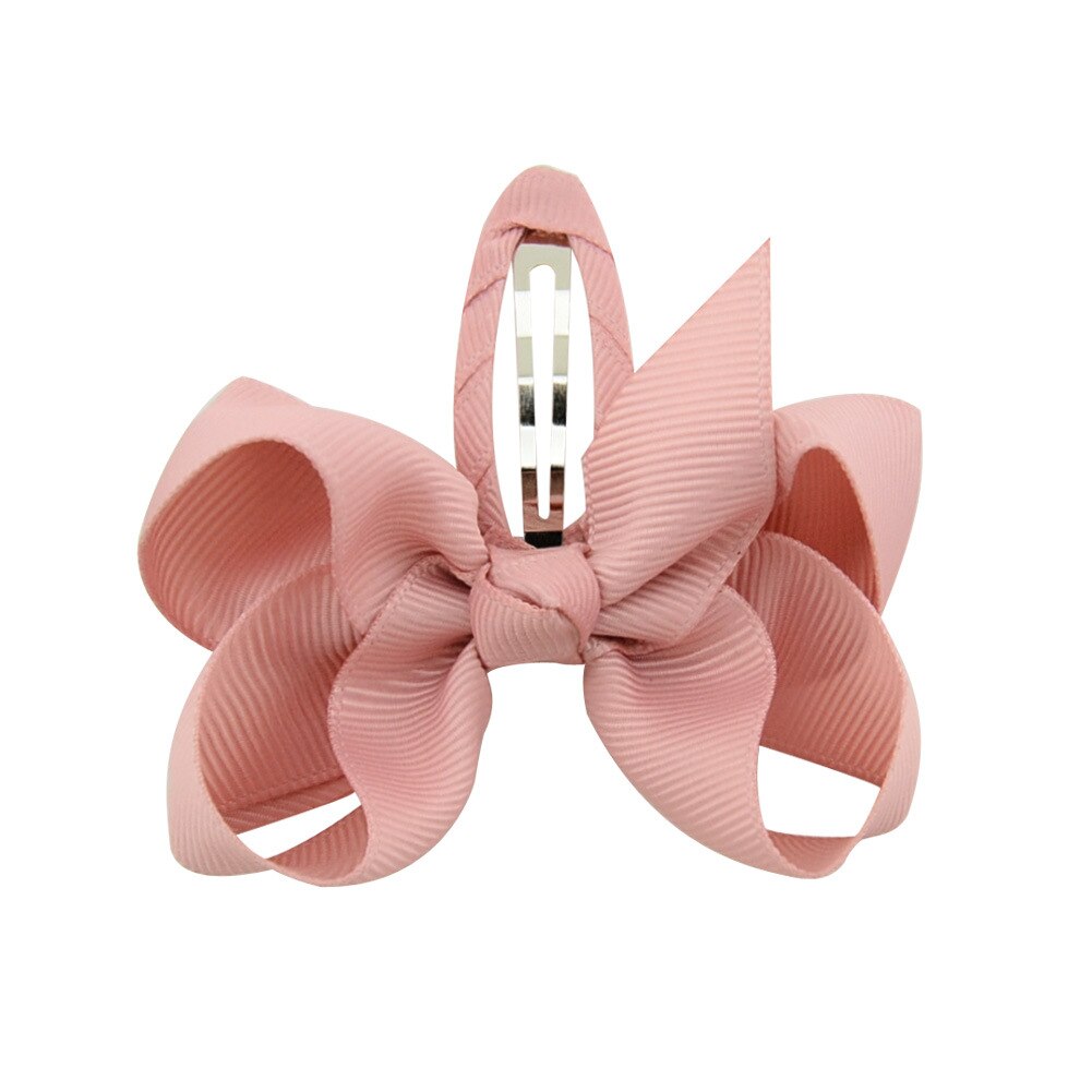 Sweet Top Hair Clip Grosgrain Ribbon Hair Bow Barrettes For Girls Princess Flower Headband Headwear Kids Hair Accessories: Color 16