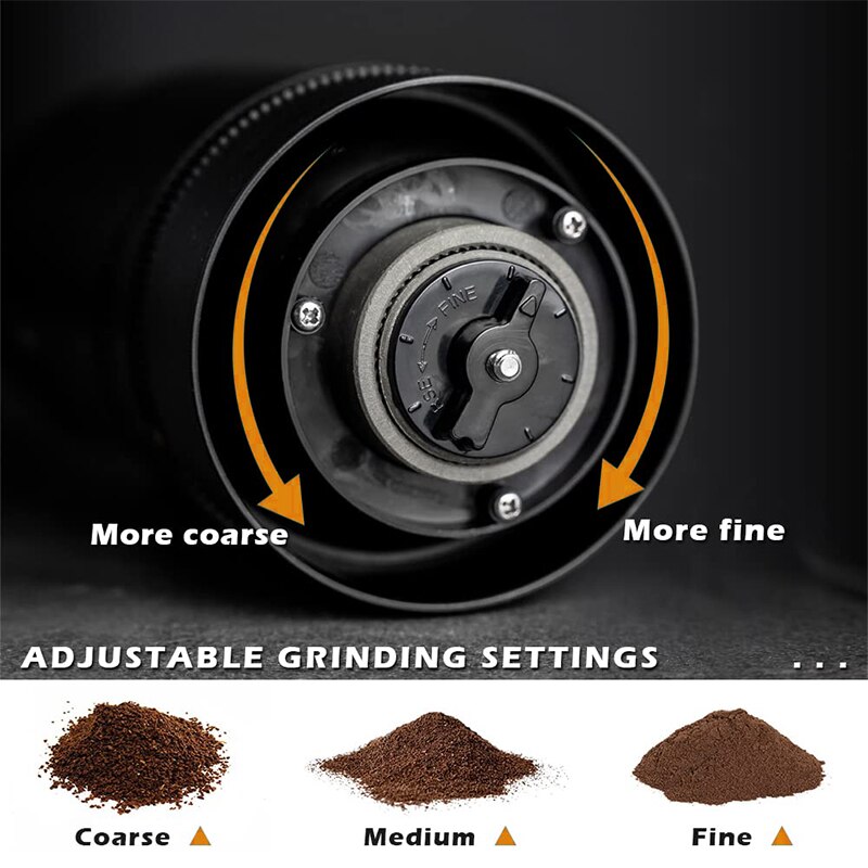 Xiaomi-molinillo de café eléctrico portátil con ajuste de molienda ajustable, molinillo de cerámica cónica pequeña recargable por USB tipo C
