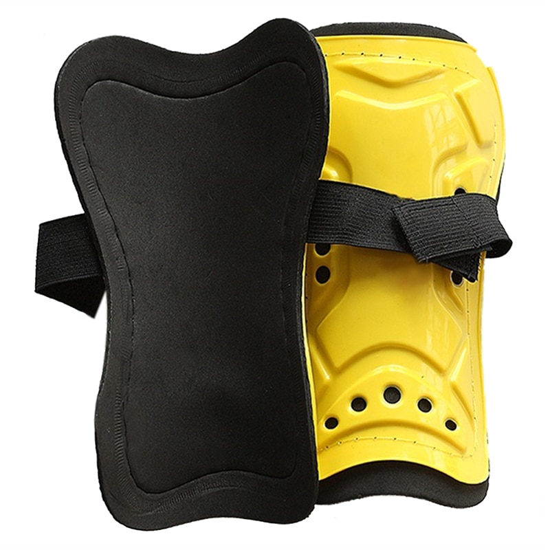 Yellow Durable Neue 1 Paar Wettbewerb Pro Fußball Shin Schutz Pads Shinguard Protector