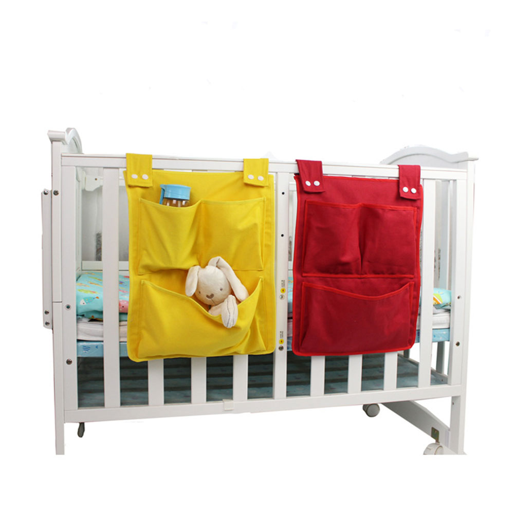 Cartoon Kamers Nursery Opknoping Opbergtas Luier Pocket Voor Pasgeboren Wieg Beddengoed Set Babybedje Bed Crib Organizer Speelgoed 45*35Cm