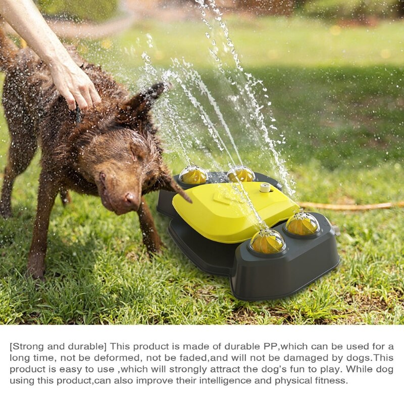 Dog Outdoor Water Fountain Stepping On Drinking Paw Activated Pet Water Dispenser Shower Provide Clean Water Easy to Use Y5GB