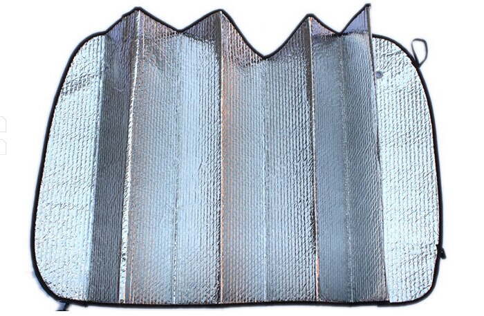 Bil solskjerm foran vindu frontrute solskjerm folier sammenleggbar uv beskytter for bil vindusdeksel