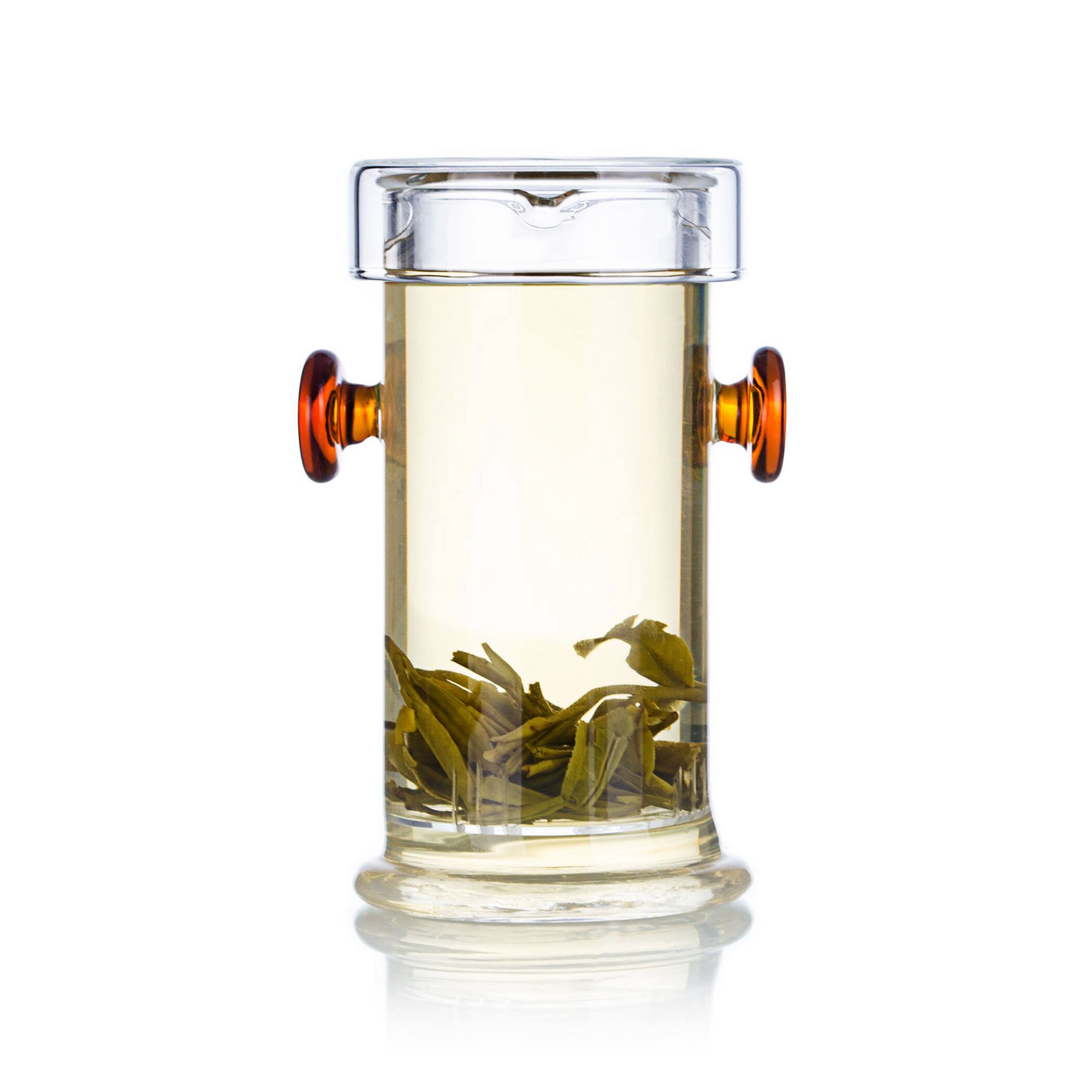 1PC Red / White / Dragon-shaped Handle Heat Resistant Glass Teapot w/ infuser & Lid: 076 200ml