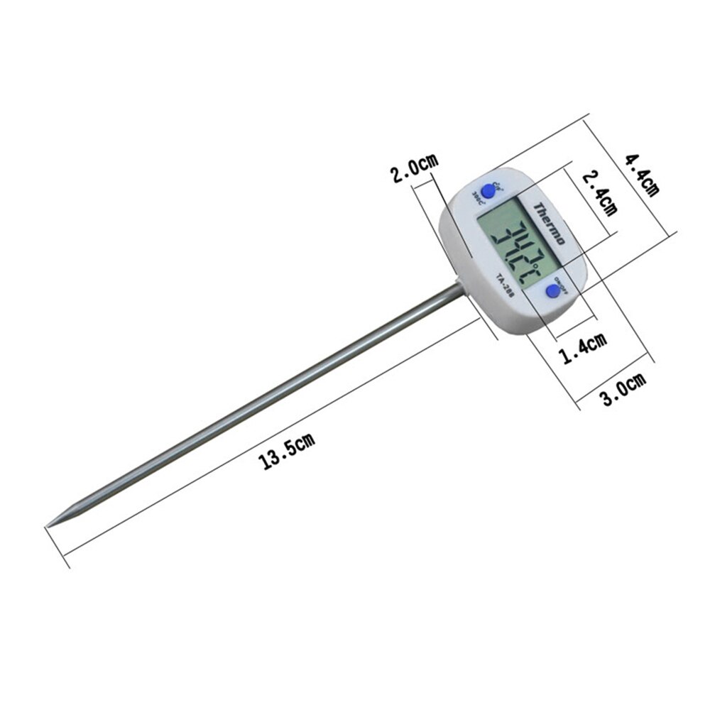 Voedselthermometer  ta288 digitale keukenthermometers voor vleesbereiding voedseltemperatuursonde bbq elektronische oven keukengereedschap