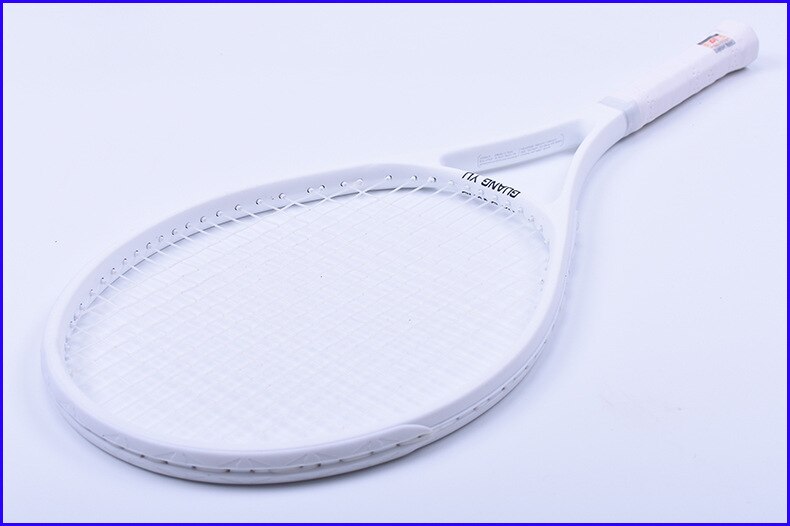Amatør mellem tennis beats kompleks carbon netto tennis beater træningsniveau tennis beater taske støddæmper: Hvid