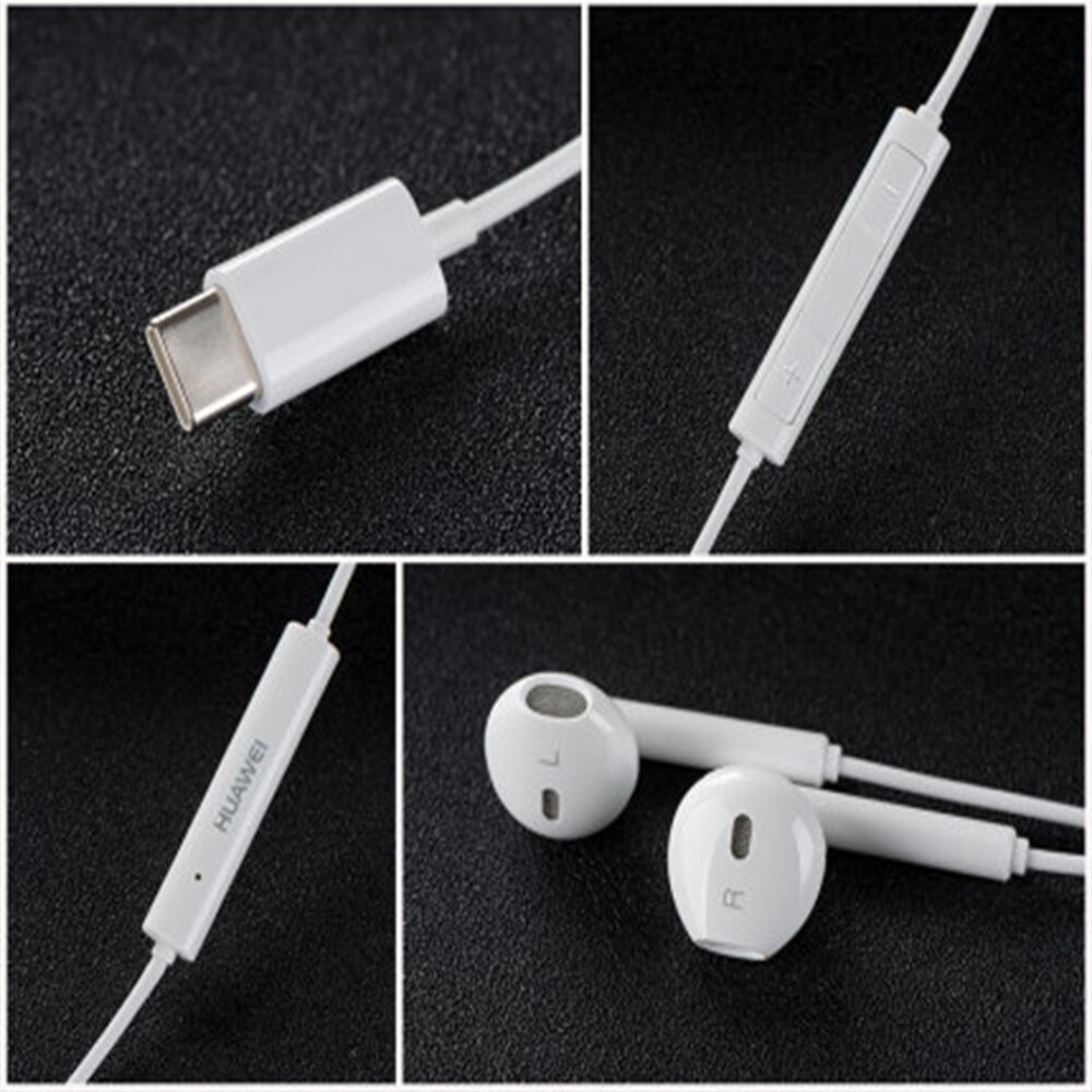 HUAWEI ecouteurs USB type C CDLA ecouteur casque Original HUAWEI P20 P30 Mate 10 20 30 Pro RS Compatible pour Xiaomi 8 9