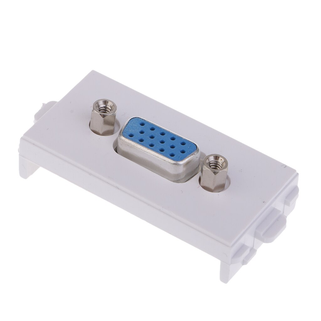 Thuis Vga Stopcontact Module Modulaire Outlet Plaat Panel Direct Plug