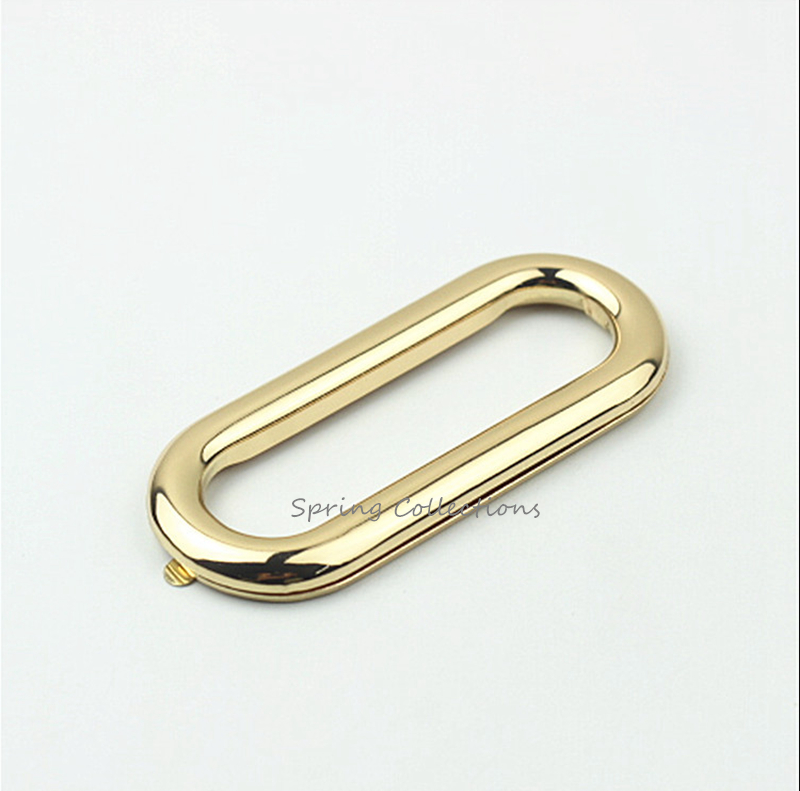 Ilhós de ilhó tipo oval interno 75/88mm com revestimento de superfície, ilhó para bolsa, acessórios de hardware de couro com 10 tamanhos