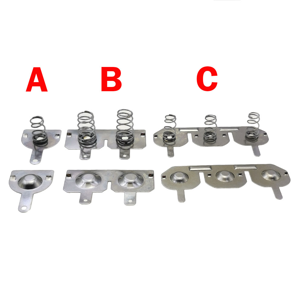 10pair 18650 battery pack Shrapnel Spring Contact Piece Battery box Positive and Negative Single Pole Battery Connector