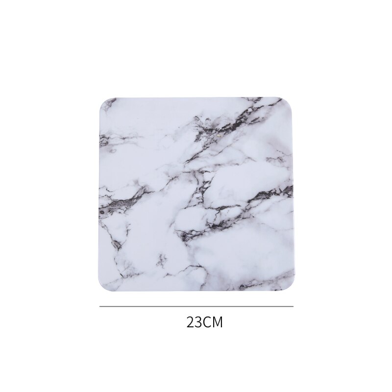 Marble Flat Plate Rectangular Sushi Spaghetti Steak Salad Container Pot Restaurant Japanese Cuisine Barbecue Kitchen: H