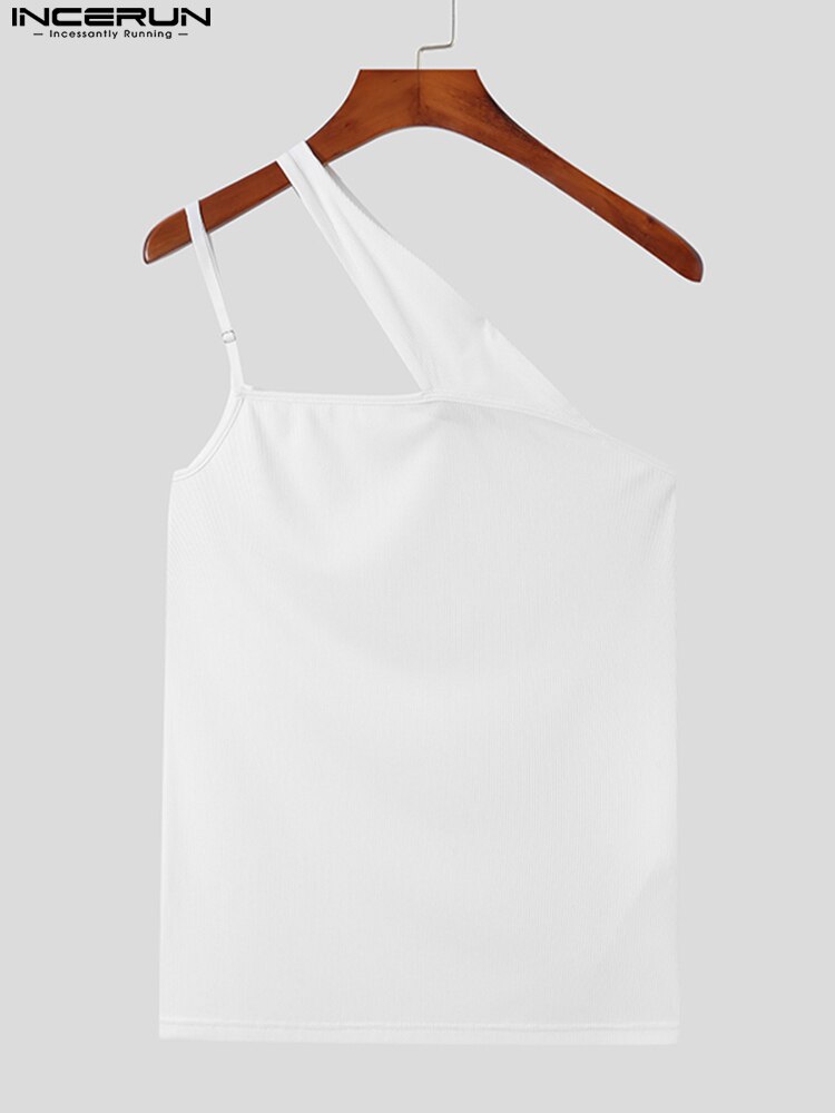 INCERUN – débardeur sans manches à bretelles pour homme, haut de style décontracté, résistant et confortable, à la , 2022, S-5XL