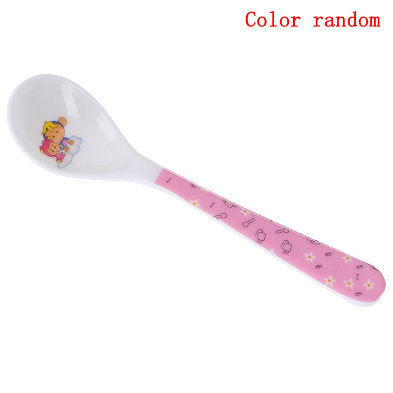 Baby Spoon Feeding Training Kids Infant Toddler Scoop Cutlery Tableware Food Bend Head Curved Utensils Children Learning Supplie: C