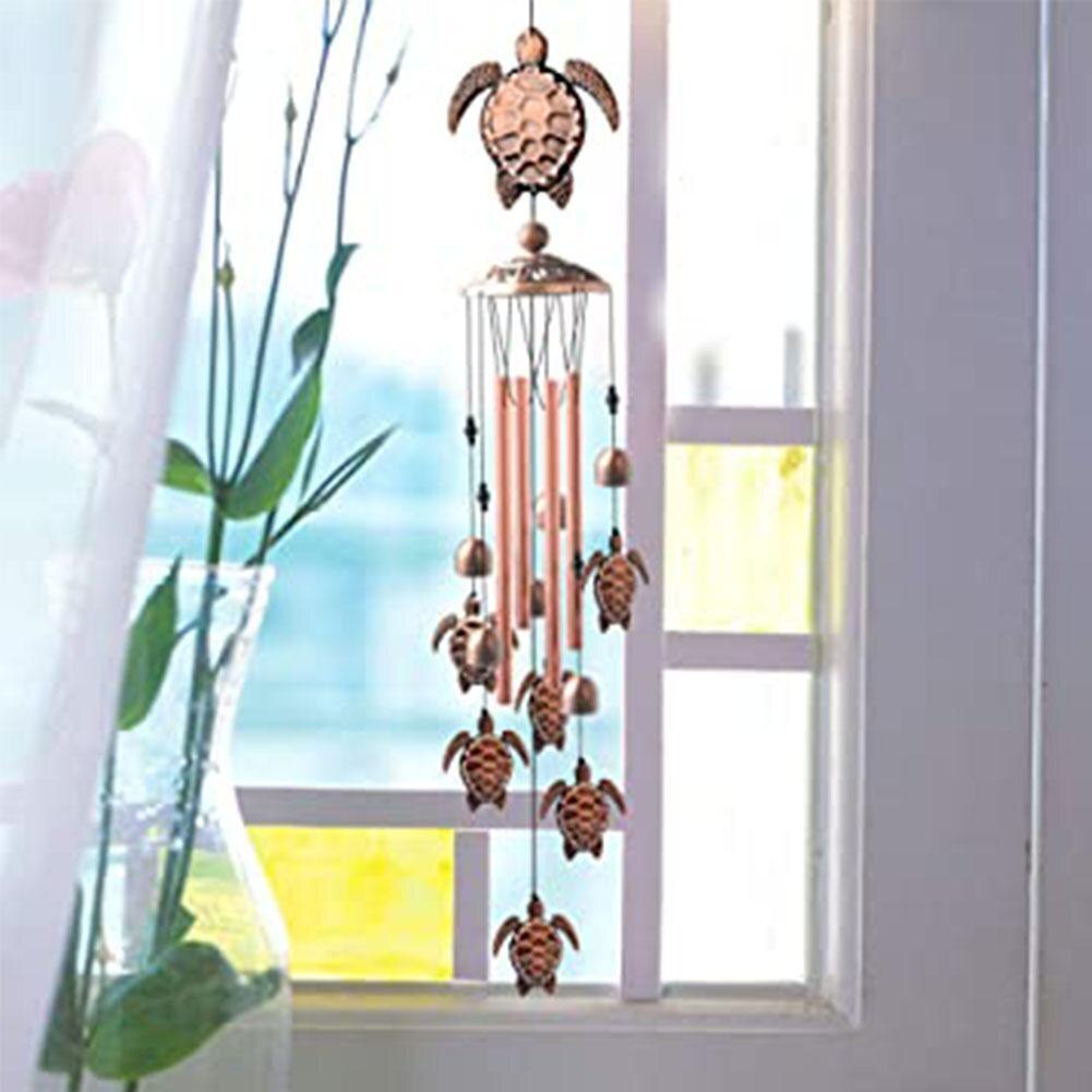 Antyczne rezonansowe metalowe dzwonki wiszące salon dekoracja łóżka prezent odkryty dziedziniec ogród deco wiatr kuranty